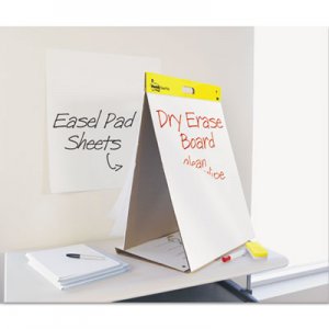 Post-it Easel Pads MMM563DE Dry Erase Tabletop Easel Unruled Pad, 20 x 23, White, 20 Sheets
