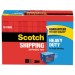 Scotch MMM385018CP 3850 Heavy-Duty Packaging Tape Cabinet Pack, 3" Core, 1.88" x 54.6 yds, Clear, 18/Pack