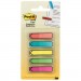 Post-it Flags MMM684ARR2 Arrow 1/2" Page Flags, Five Assorted Bright Colors, 20/Color, 100/Pack