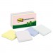 Post-it Notes MMM654RPA Original Recycled Note Pads, 3 x 3, Helsinki, 100/Pad, 12 Pads/Pack