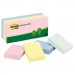 Post-it Notes MMM653RPA Original Recycled Note Pads, 1 1/2 x 2, Helsinki, 100/Pad, 12 Pads/Pack
