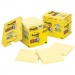 Post-it Notes Super Sticky MMM67512SSCP Canary Yellow Note Pads, 4 x 4, Lined, 90/Pad, 12 Pads/Pack