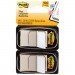 Post-it Flags MMM680WE2 Standard Page Flags in Dispenser, White, 100 Flags/Dispenser