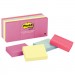 Post-it Notes MMM653AST Original Pads in Marseille Colors, 1-1/2 x 2, 100/Pad, 12 Pads/Pack