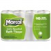 Marcal MRC1646616PK 100% Recycled Two-Ply Bath Tissue, Septic Safe, 2-Ply, White, 168 Sheets/Roll, 16 Rolls/Pack