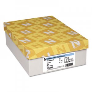 Neenah Paper NEE1744000 CLASSIC CREST #10 Envelope, Commercial Flap, Gummed Closure, 4.13 x 9.5, Solar White, 500/Box