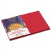 SunWorks 9907 Construction Paper, 58 lbs., 12 x 18, Holiday Red, 50 Sheets/Pack