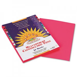SunWorks PAC9103 Construction Paper, 58 lbs., 9 x 12, Hot Pink, 50 Sheets/Pack