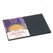 SunWorks 6307 Construction Paper, 58 lbs., 12 x 18, Black, 50 Sheets/Pack