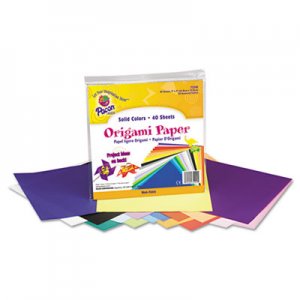 Pacon PAC72200 Origami Paper, 30 lbs., 9 x 9, Assorted Bright Colors, 40 Sheets/Pack