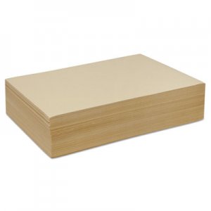 Pacon PAC4212 Cream Manila Drawing Paper, 60 lbs., 12 x 18, 500 Sheets/Pack