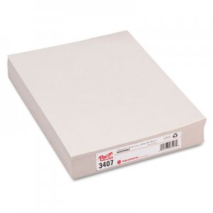 Pacon 3407 White Newsprint, 30 lbs., 9 x 12, White, 500 Sheets/Pack