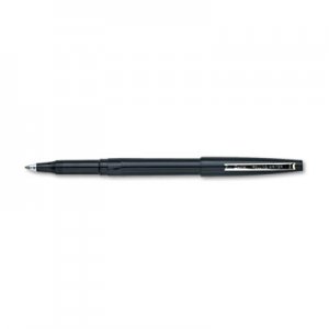 Pentel PENR100A Rolling Writer Stick Roller Ball Pen, .8mm, Black Barrel/Ink, Dozen