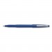 Pentel PENR100C Rolling Writer Stick Roller Ball Pen, .8mm, Blue Barrel/Ink, Dozen