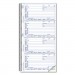 Rediform RED50076 Telephone Message Book, 2 3/4 x 5, Two-Part Carbonless, 400 Sets