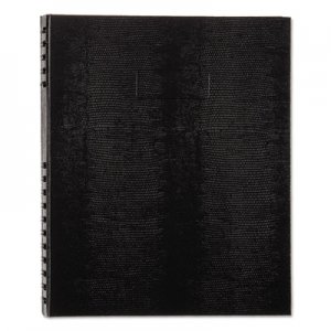 Blueline REDA10150BLK NotePro Notebook, 11 x 8 1/2, White Paper, Black Cover, 75 Ruled Sheets