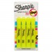 Sharpie SAN25164PP Tank Style Highlighters, Chisel Tip, Fluorescent Yellow, 4/Set