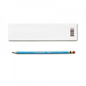 Prismacolor 20028 Col-Erase Pencil w/Eraser, Non-Photo Blue Lead/Barrel, Dozen