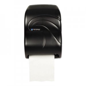 San Jamar SJMT1390TBK Electronic Touchless Roll Towel Dispenser, 11.75 x 9 x 15.5, Black Pearl