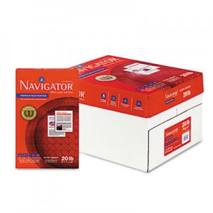 Navigator NMP1420 Premium Multipurpose Paper, 97 Brightness, 20lb, 8-1/2x14, White, 5000/Carton