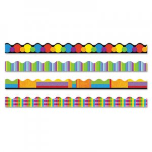 TREND TEPT92908 Terrific Trimmers Border, 2 1/4 x 39" Panels, Color Collage Designs, 48/Set