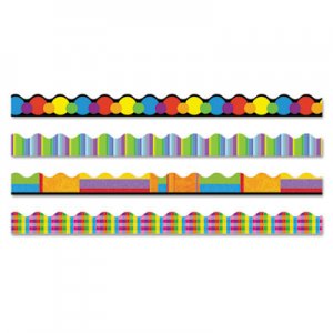 TREND TEPT92908 Terrific Trimmers Border, 2 1/4 x 39" Panels, Color Collage Designs, 48/Set
