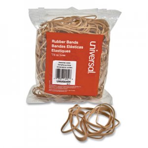 Universal UNV00454 Rubber Bands, Size 54 (Assorted), Assorted Gauges, Beige, 4 oz Box