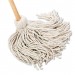 Boardwalk 120C Deck Mop, 54" Wooden Handle, 20-oz. Cotton Fiber Head