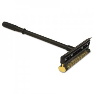 Boardwalk BWK816 General-Duty Squeegee, 8" Sponge Head/Rubber Blade, 16" Plastic Handle