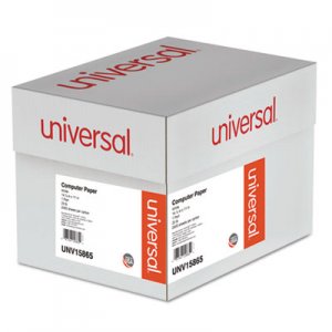 Universal UNV15865 Printout Paper, 1-Part, 20lb, 14.88 x 11, White, 2, 400/Carton