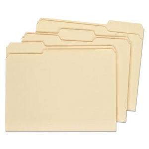 Universal UNV16113 Double-Ply Top Tab Manila File Folders, 1/3-Cut Tabs, Letter Size, 100/Box