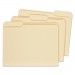 Universal UNV16113 Double-Ply Top Tab Manila File Folders, 1/3-Cut Tabs, Letter Size, 100/Box