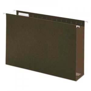 Universal UNV14153 Box Bottom Hanging File Folders, Legal Size, 1/5-Cut Tab, Standard Green, 25/Box