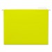 Universal UNV14119 Deluxe Bright Color Hanging File Folders, Letter Size, 1/5-Cut Tab, Yellow, 25/Box
