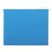 Universal UNV14116 Deluxe Bright Color Hanging File Folders, Letter Size, 1/5-Cut Tab, Blue, 25/Box