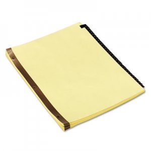 Universal UNV20822 Deluxe Preprinted Simulated Leather Tab Dividers with Gold Printing, 31-Tab, 1 to 31, 11 x 8.5