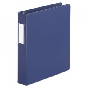 Universal UNV20775 Deluxe Non-View D-Ring Binder with Label Holder, 3 Rings, 1.5" Capacity, 11 x 8.5