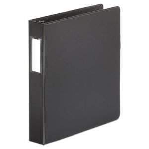 Universal UNV20771 Deluxe Non-View D-Ring Binder with Label Holder, 3 Rings, 1.5" Capacity, 11 x 8.5