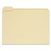 Universal UNV12115 Top Tab Manila File Folders, 1/5-Cut Tabs, Assorted Positions, Letter Size, 11 pt. Manila, 100/Box
