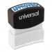 Universal UNV10043 Message Stamp, APPROVED, Pre-Inked One-Color, Blue
