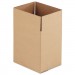 Genpak UFS11812 Fixed-Depth Shipping Boxes, Regular Slotted Container (RSC), 11.25" x 8.75" x 12", Brown Kraft, 25