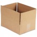 Genpak UFS1294 Fixed-Depth Shipping Boxes, Regular Slotted Container (RSC), 12" x 9" x 4", Brown Kraft, 25/Bundle