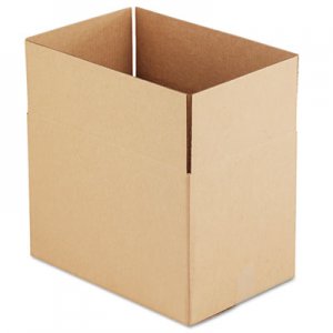 Genpak UFS181212 Fixed-Depth Shipping Boxes, Regular Slotted Container (RSC), 18" x 12" x 12", Brown Kraft, 25/Bundle