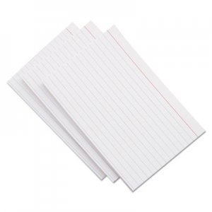 Universal UNV47230 Ruled Index Cards, 4 x 6, White, 100/Pack