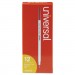 Universal UNV27412 Stick Ballpoint Pen, Medium 1mm, Red Ink, Gray Barrel, Dozen