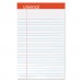 Universal UNV46300 Perforated Edge Writing Pad, Narrow Rule, 5 x 8, White, 50 Sheet, Dozen