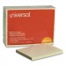 Universal UNV35673 Self-Stick Note Pads, Lined, 4 x 6, Yellow, 100-Sheet, 12/Pack