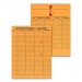 Universal UNV63568 String and Button Interoffice Envelope, #97, Two-Sided Five-Column Format, 10 x 13, Light Brown Kraft, 100