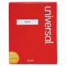 Universal UNV80104 White Labels, Inkjet/Laser Printers, 1 x 4, White, 20/Sheet, 100 Sheets/Box