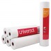Universal UNV35758 Direct Thermal Printing Fax Paper Rolls, 0.5" Core, 8.5" x 98ft, White, 6/Pack